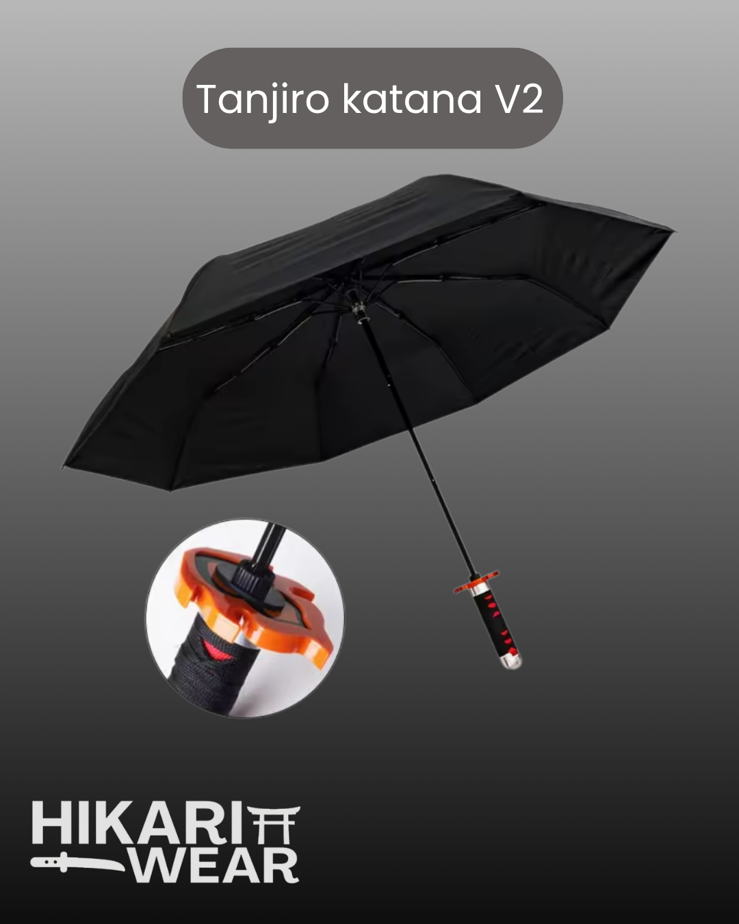 Tanjiro Katana Parapluie V2