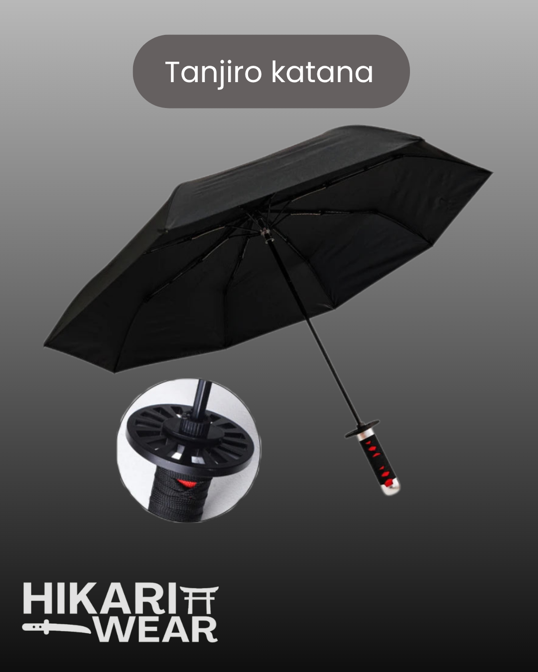 Tanjiro Katana Parapluie V1