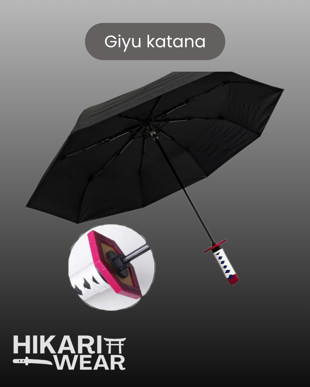 Giyu Katana Parapluie